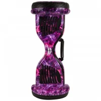 Гироскутер Wolong 10.5” Розовый космос с ручкой