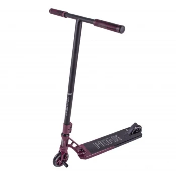 Трюковой самокат Haevner MONK бордово-черный