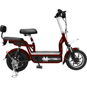 Электро мопед GreenCamel Тайфун 350 (48V 12Ah 350W) красный