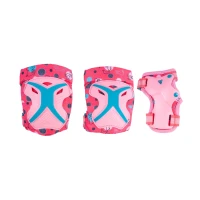 Набор защиты Tech Team Safe Fit Kids 3.0 Pink (Розовый) Размер M